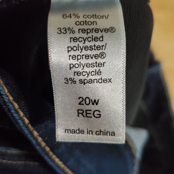 Maurices Jeans Women 20W Blue Everflex High Rise Stretch Slim Fit Skinny - Picture 4 of 11